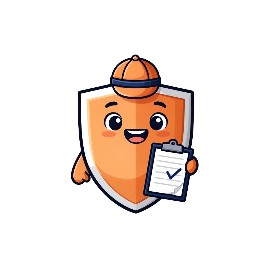 Friendly ISO 27001 audit mascot