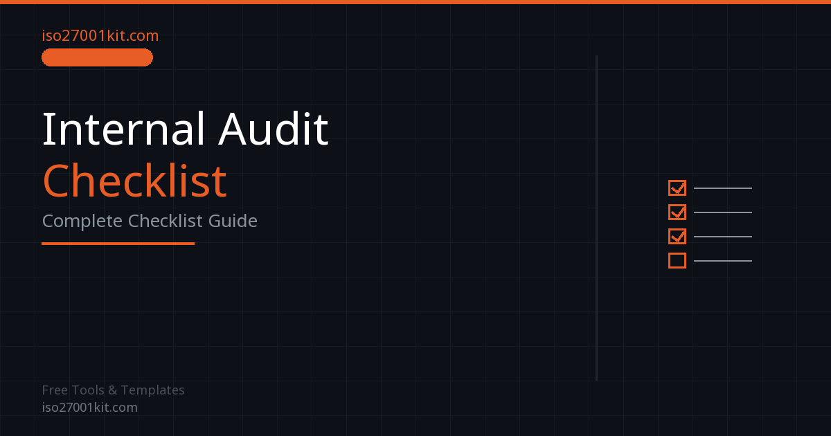 ISO 27001 Internal Audit Checklist 2025 | Free Audit Template