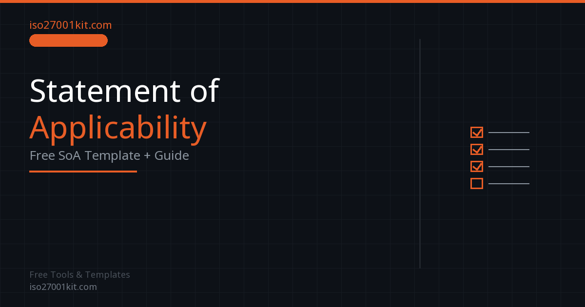 Netify Soa Example ISO 27001 SoA Template: Free Statement of Applicability Example + Guide